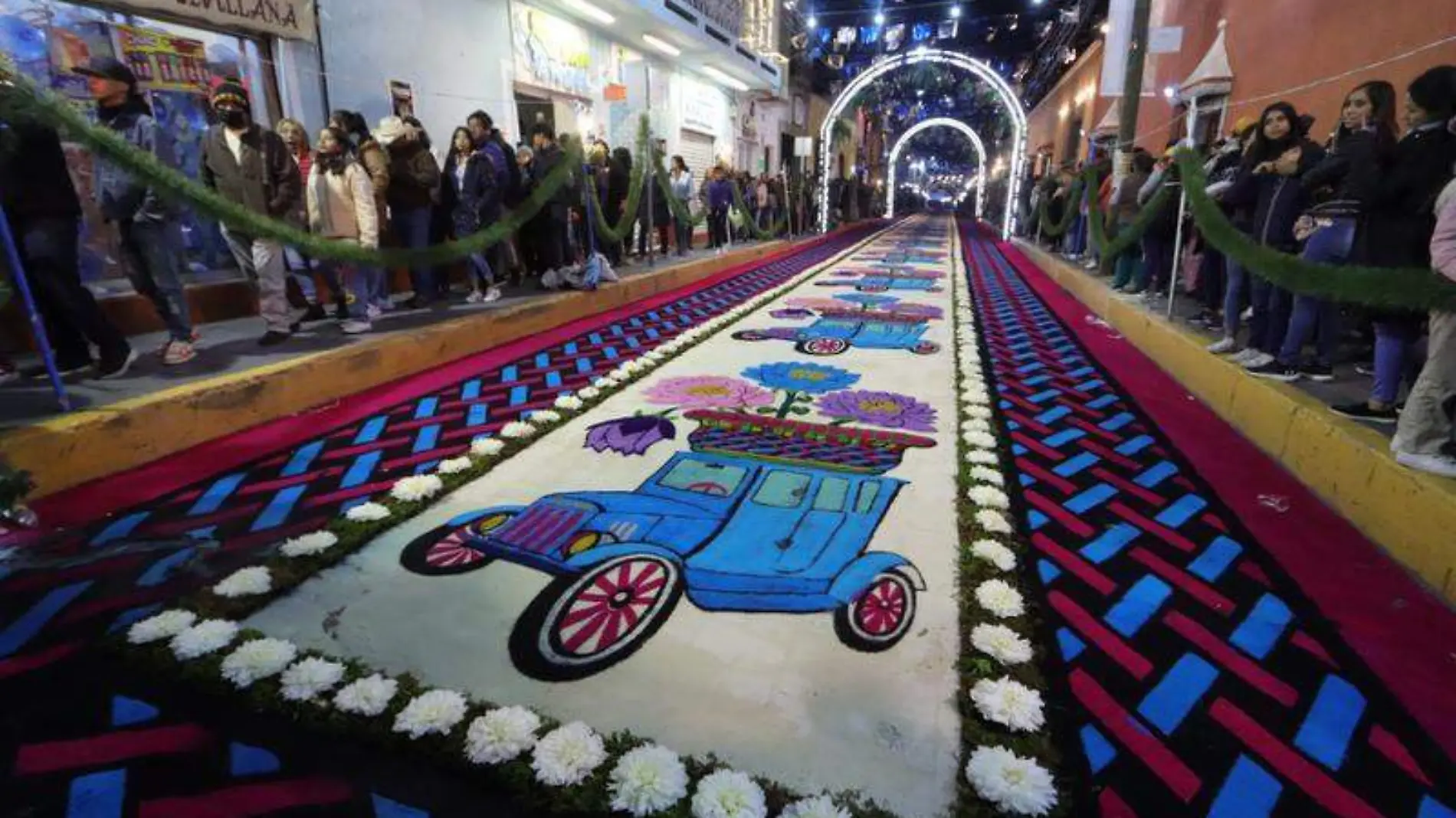 Huamantla, Noche que Nadie Duerme, tapetes, alfombras (4)